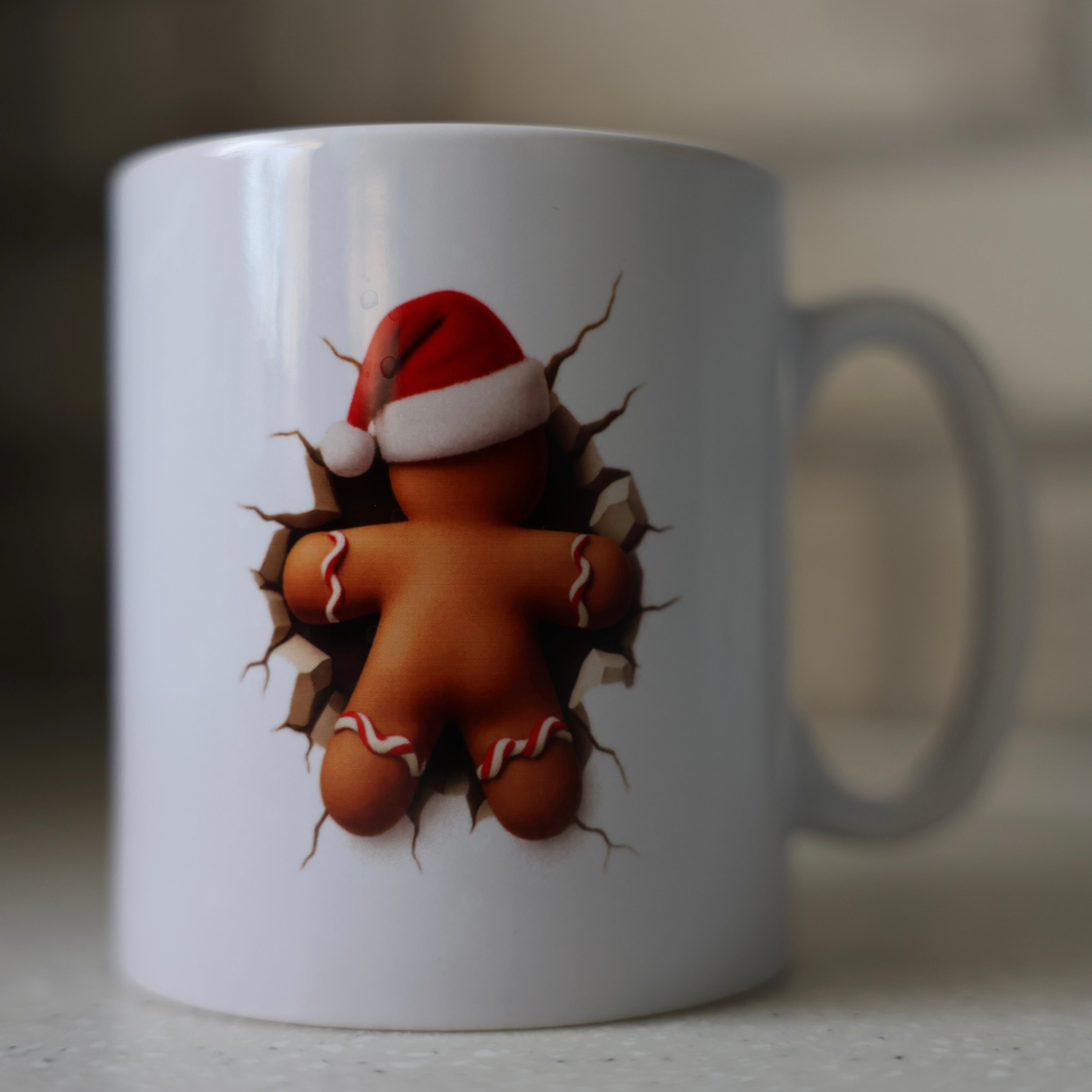 Humorous Gingerbread Man Mug