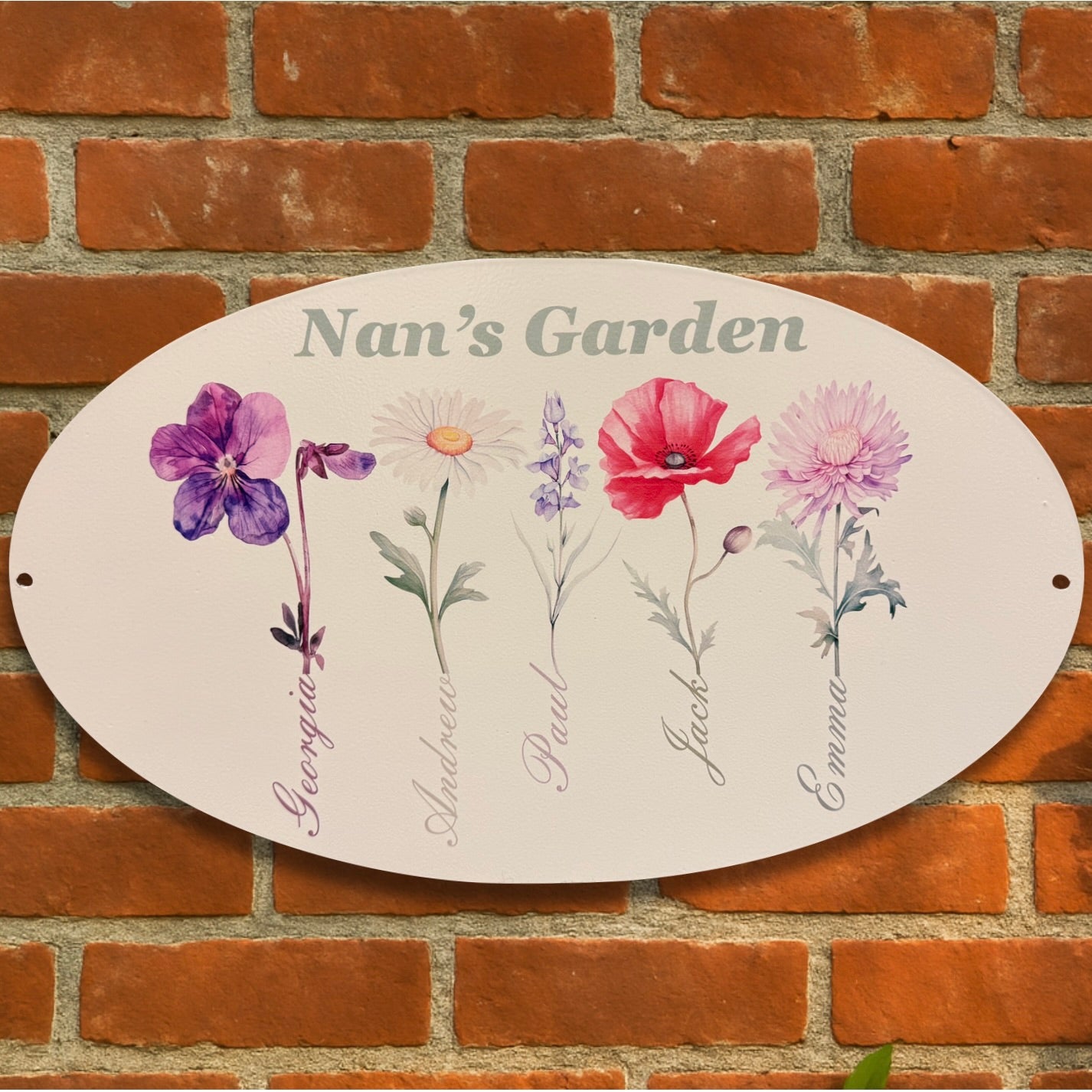 Personalised Garden Plaque