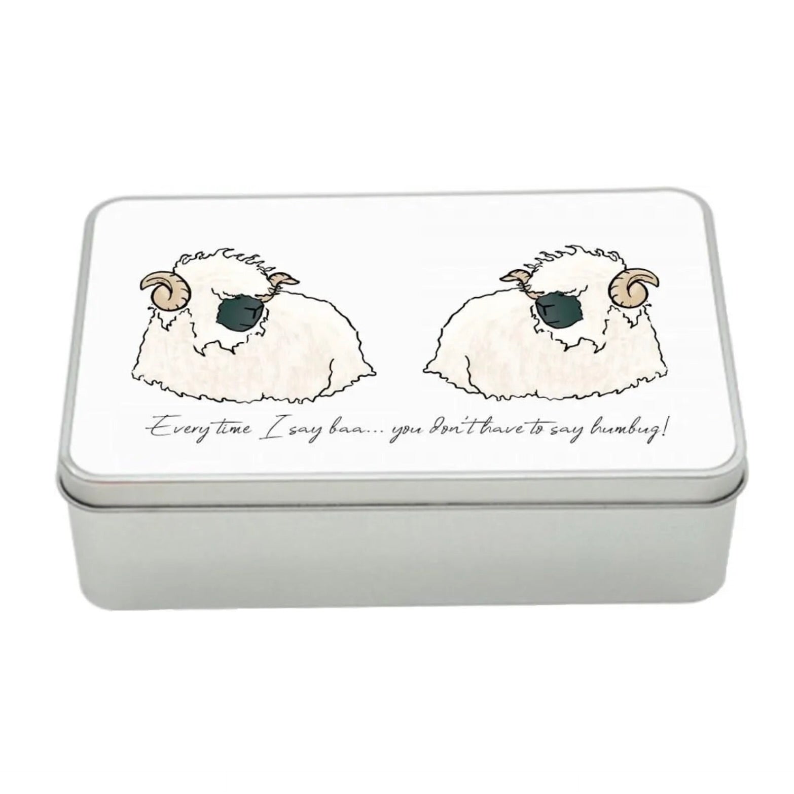 Baa-Humbug Sheep Tin