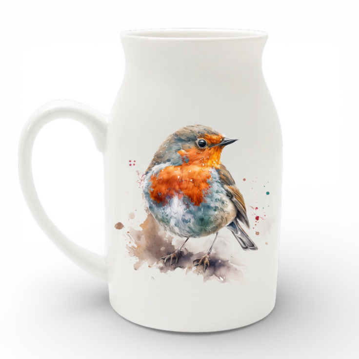 Robin Milk Jug/ Vase