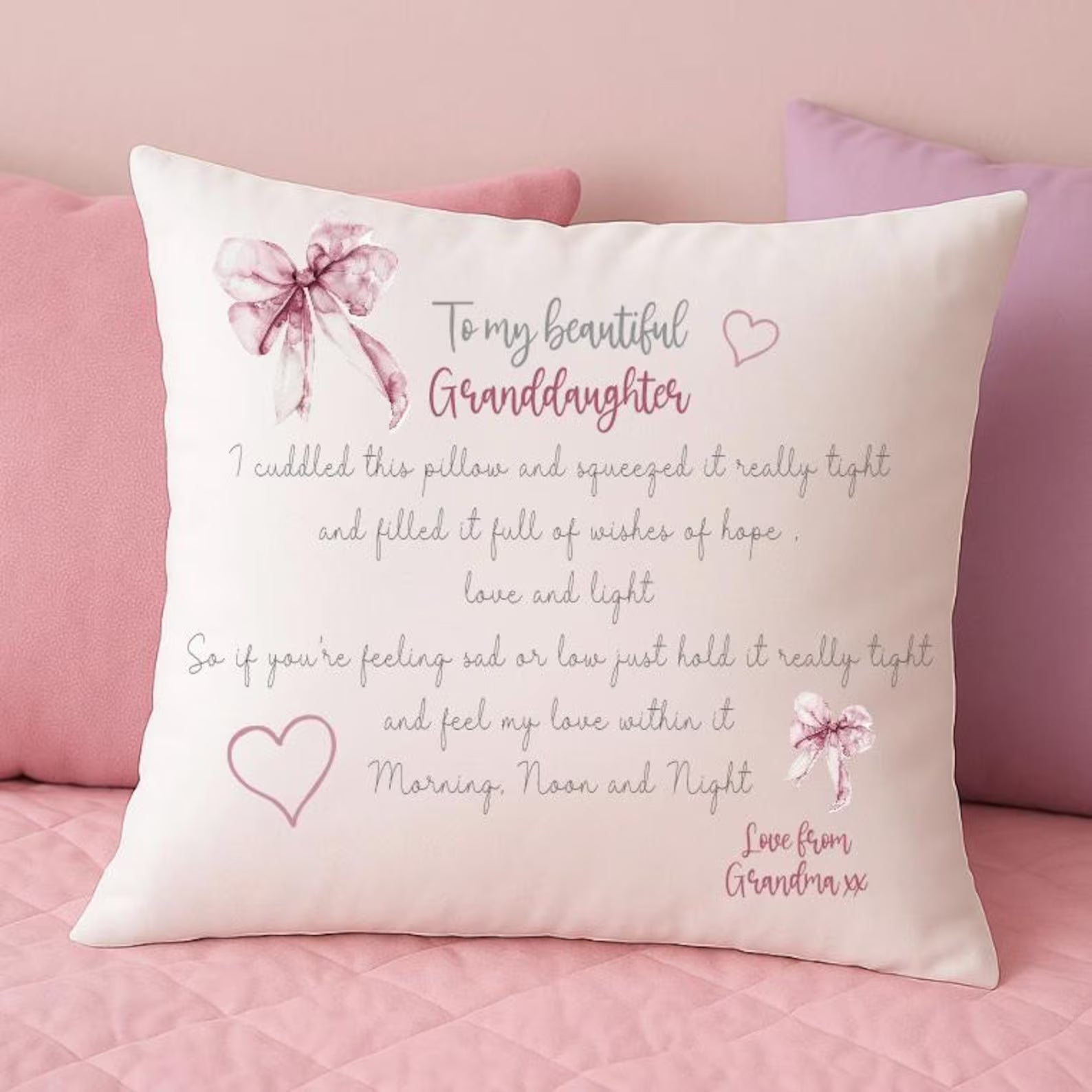 Personalised Cuddle Cushion